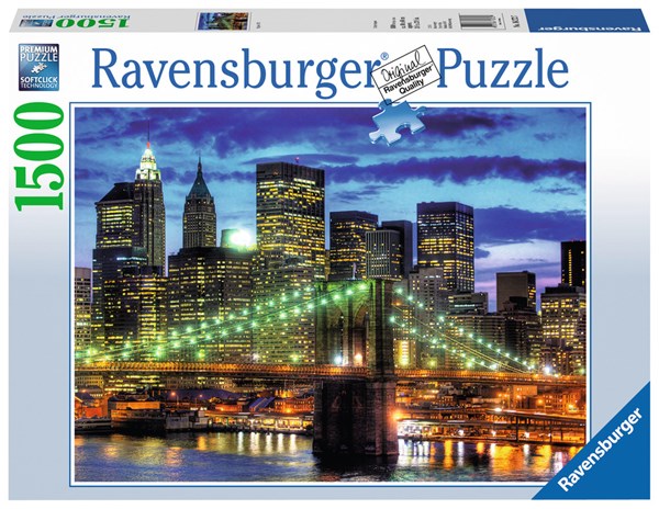 Ravensburger (16272) - "Skyline New York City" - 1500 piezas