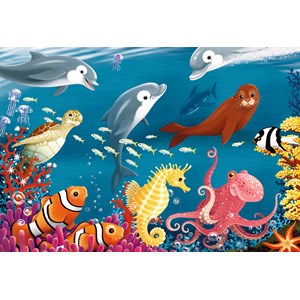 Ravensburger (05456) - "Ocean Life" - 24 piezas