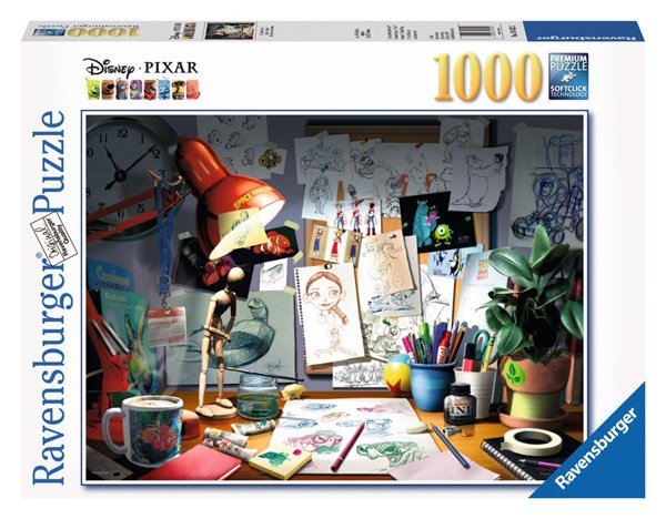 Ravensburger (19432) - "The Artist's Desk" - 1000 piezas
