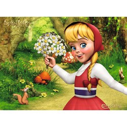 Ravensburger (07055) - "Your girlfriends from the Efteling" - 12 14 20 24 piezas