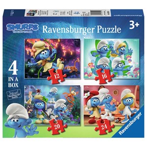 Ravensburger (06920) - "The Smurfs" - 12 16 20 24 piezas