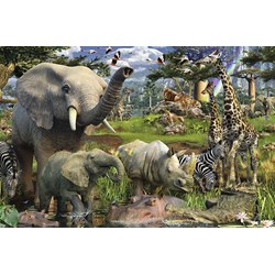 Ravensburger (17070) - "Animals at the Waterhole" - 3000 piezas
