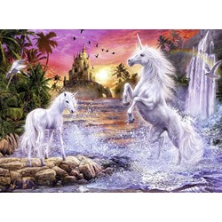 Ravensburger (14873) - "Unicorns At the River" - 500 piezas