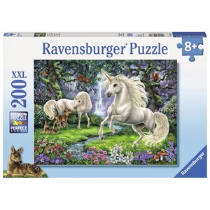 Ravensburger (12838) - "Mystical Unicorns" - 200 piezas
