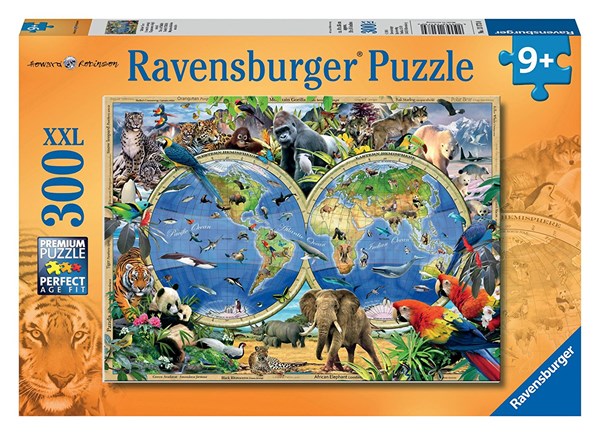 Ravensburger (13173) - "World of Wildlife" - 300 piezas
