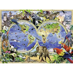 Ravensburger (13173) - "World of Wildlife" - 300 piezas