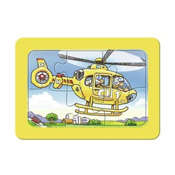 Ravensburger (06115) - "Fire Truck, Police, Ambulance" - 6 piezas