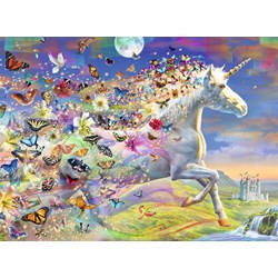 Ravensburger (15046) - "Butterfly Unicorn" - 500 piezas