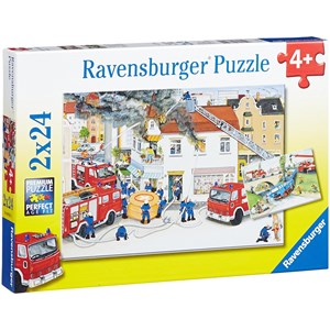 Ravensburger (08851) - "Busy Fire Brigade" - 24 piezas