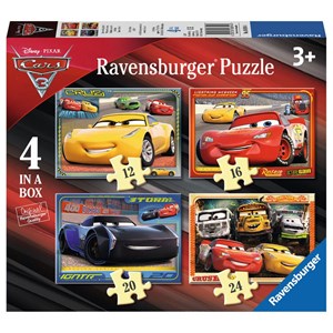 Ravensburger (06894) - "Cars 3" - 12 16 20 24 piezas