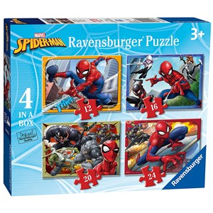 Ravensburger (06915) - "Spiderman" - 12 16 20 24 piezas