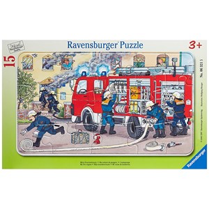 Ravensburger (06321) - "Child with Fireman Car" - 15 piezas