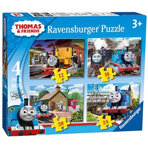 Ravensburger (07070) - "Thomas &Friends" - 12 16 20 24 piezas