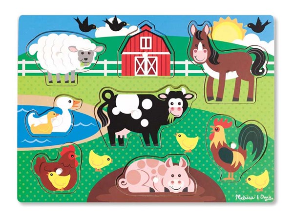 Melissa and Doug (9050) - "Farm" - 8 piezas