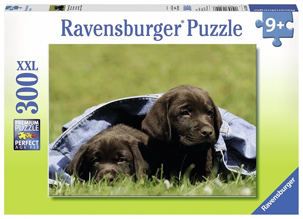 Ravensburger (13209) - "Labrador puppies" - 300 piezas