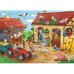 Ravensburger (07560) - "Working on the Farm" - 12 12 piezas