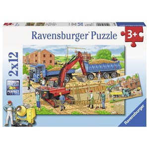 Ravensburger (07589) - "Busy Construction Site" - 12 piezas