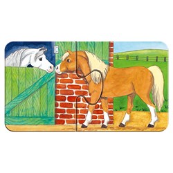 Ravensburger (07333) - "On the farm" - 2 piezas