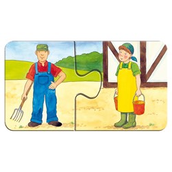Ravensburger (07333) - "On the farm" - 2 piezas