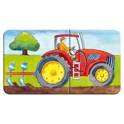Ravensburger (07333) - "On the farm" - 2 piezas