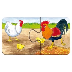 Ravensburger (07333) - "On the farm" - 2 piezas