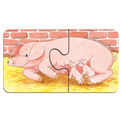 Ravensburger (07333) - "On the farm" - 2 piezas