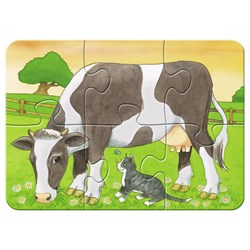 Ravensburger (06953) - "Lovable Farmers" - 2 4 6 8 piezas