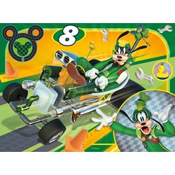 Ravensburger - "Mickey and the Roadster Racers" - 12 16 20 24 piezas