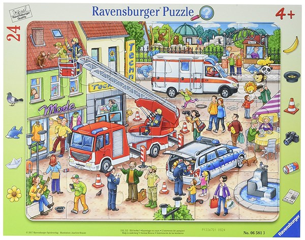 Ravensburger (06581) - "Hurry up here" - 24 piezas
