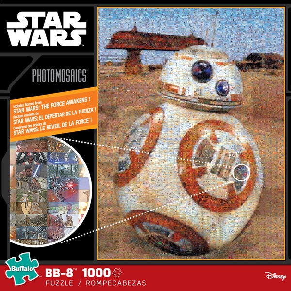 Buffalo Games (10607) - "Photomosaic Star Wars Episode VII BB-8" - 1000 piezas