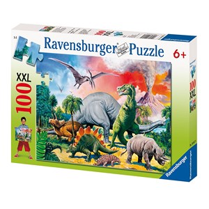 Ravensburger (10957) - "Dinosaurs" - 100 piezas