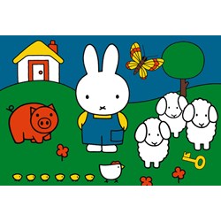 Ravensburger (07566) - "Miffy at the animals" - 12 piezas