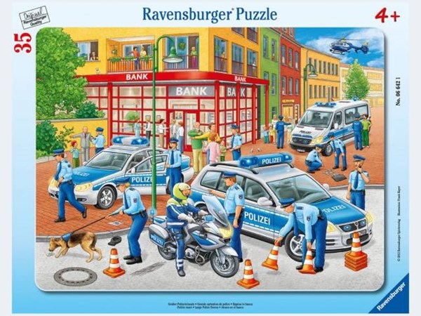 Ravensburger (06642) - "Great Police Operation" - 35 piezas