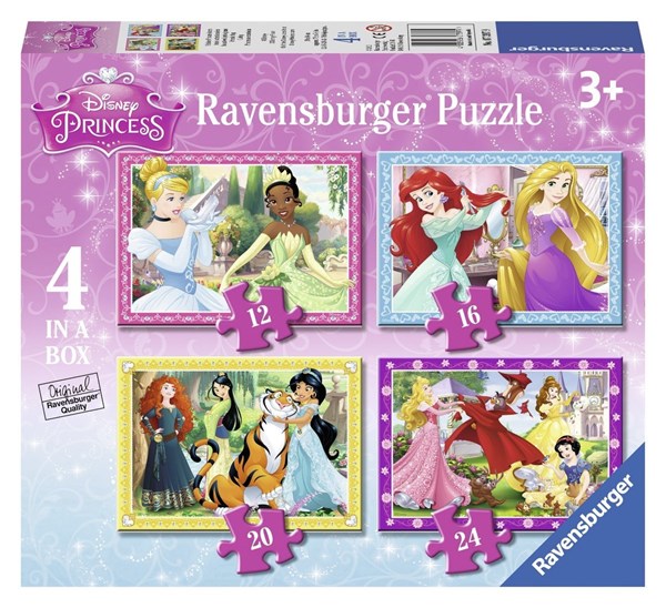 Ravensburger (07397) - "Disney Princess" - 12 16 20 24 piezas