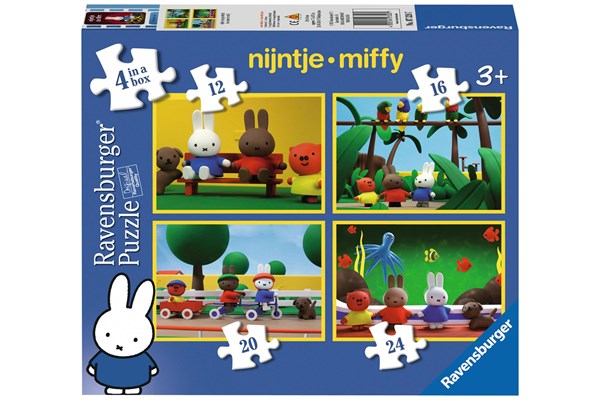 Ravensburger (07320) - "Miffy" - 12 16 20 24 piezas