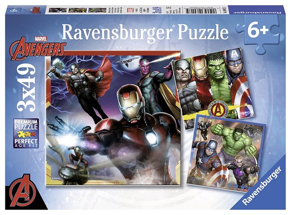 Ravensburger (08017) - "The Avengers" - 49 piezas