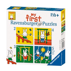 Ravensburger (07146) - "Miffy" - 2 3 4 5 piezas