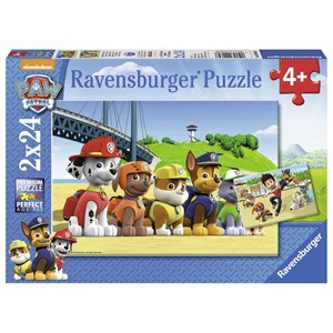 Ravensburger (09064) - "Brave dogs" - 24 piezas