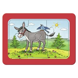 Ravensburger (61341) - "Donkey, Sheep And Goat" - 6 piezas