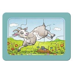 Ravensburger (61341) - "Donkey, Sheep And Goat" - 6 piezas