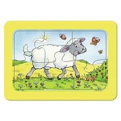 Ravensburger (61341) - "Donkey, Sheep And Goat" - 6 piezas