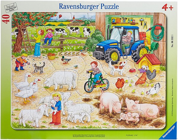 Ravensburger (06332) - "On The Farm" - 40 piezas
