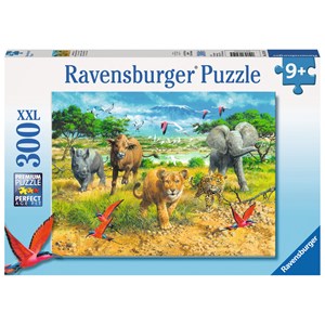 Ravensburger (13219) - "African Animal Babies" - 300 piezas