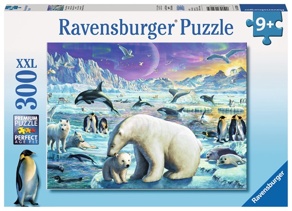Ravensburger (13203) - "Polar Animals Gathering" - 300 piezas