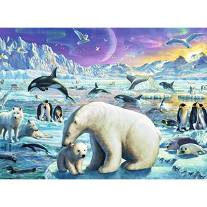 Ravensburger (13203) - "Polar Animals Gathering" - 300 piezas
