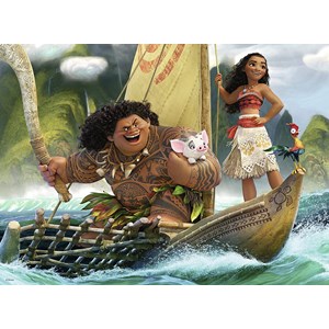 Ravensburger (10943) - "Vaiana and Maui" - 100 piezas