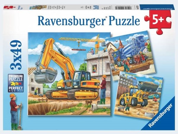 Ravensburger (09226) - "Construction Vehicle" - 49 piezas
