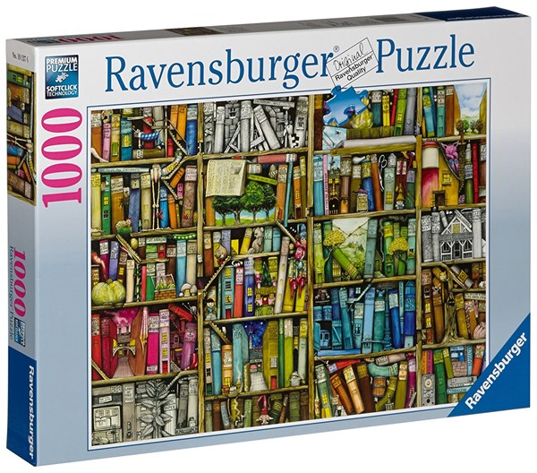 Ravensburger (19137) - Colin Thompson: "Bizarre Bookshop" - 1000 piezas