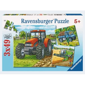 Ravensburger (93885) - "Agricultural machinery" - 49 piezas