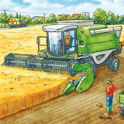 Ravensburger (93885) - "Agricultural machinery" - 49 piezas
